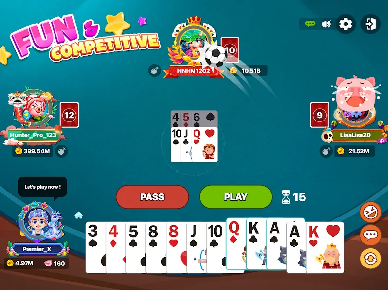 Tiến Lên - 13 - Pig Hunters screenshot 9