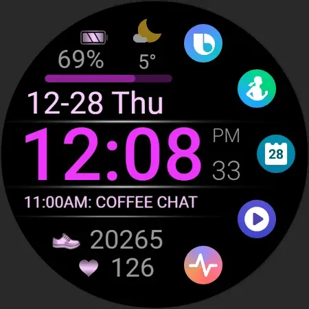 PW85 App Launch Watch Face screenshot 38