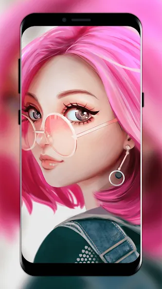 Live Glitter Girly Wallpaper screenshot 1