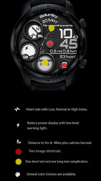 Digital Watch Face CRC039 screenshot 2