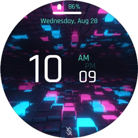 BFF33 - Animation Neon Cubes screenshot 19