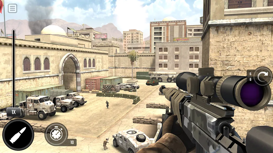 War Sniper: FPS Shooting Game screenshot 1