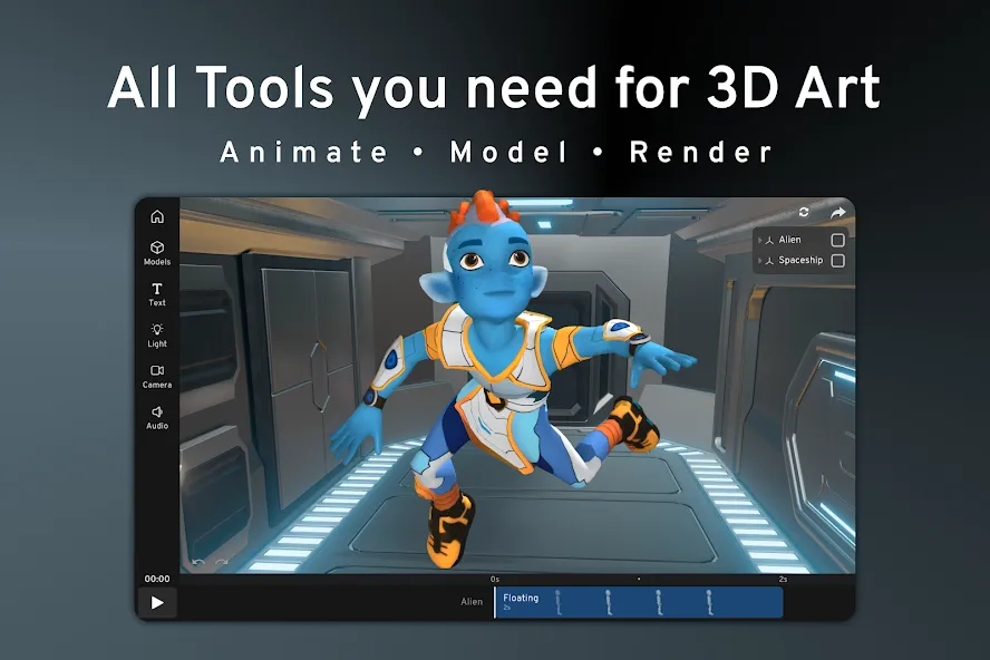 Prisma3D - Animation, Modeling screenshot 6