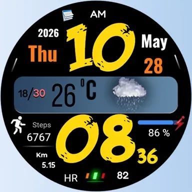 FSW315 Digital Watch Face screenshot 19