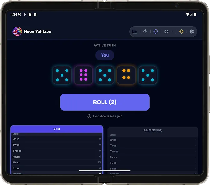 Neon Yahtzey Offline Edition screenshot 23