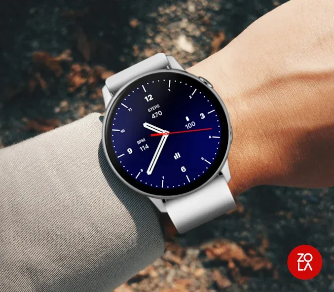 Super Blue Black Watch Face screenshot 3
