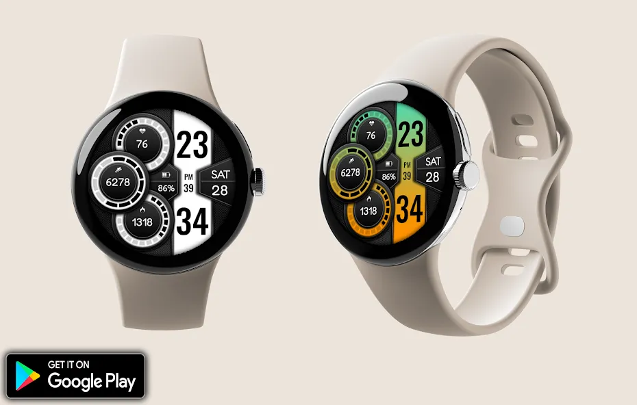 Digital Cuvok Watch Face screenshot 1