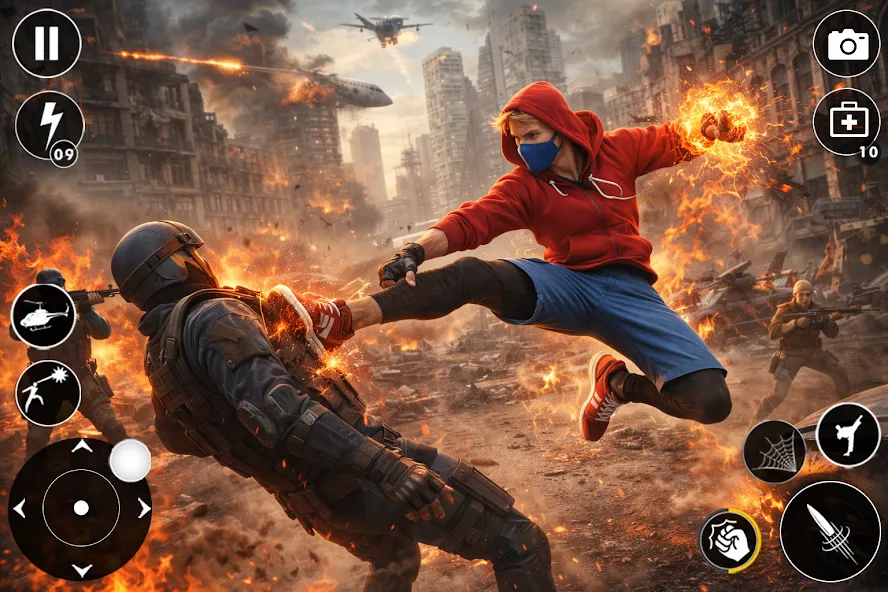 Spider Fighting-Rope Hero Game screenshot 4