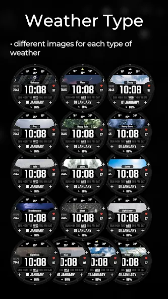 TVV Real Weather Watch Face screenshot 2