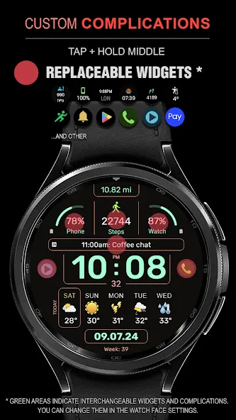 WFP 341 Informer watch face screenshot 2