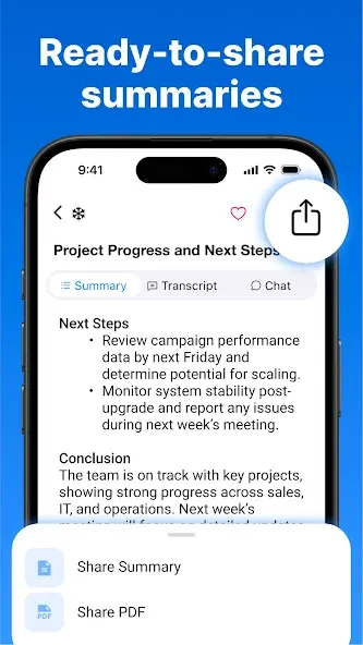 Summary - AI Note Taker screenshot 5