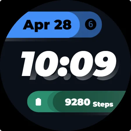 Simple Shadow Watch Face screenshot 5