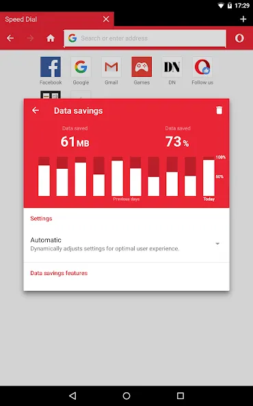 Opera Mini beta 版网页浏览器 screenshot 9