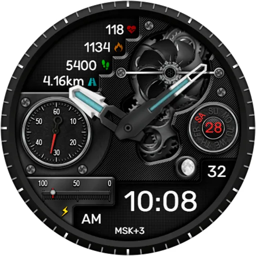 Hybrid GIIS URX78 Watch face screenshot 16
