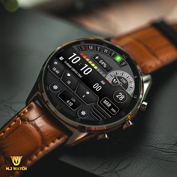 MJ168 Digital Sport Watch Face screenshot 3