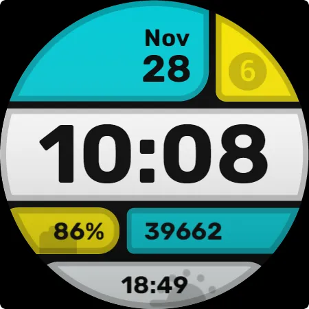 Simple Widget Watch Face v2 screenshot 9
