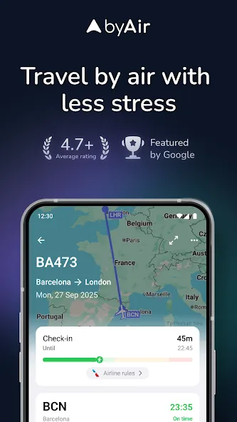 byAir: Flight Tracker & Status screenshot 1