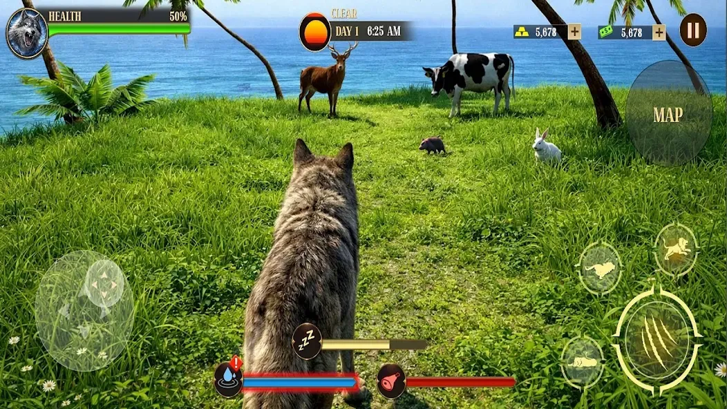 Wild Animal Survival Sim 3D screenshot 4
