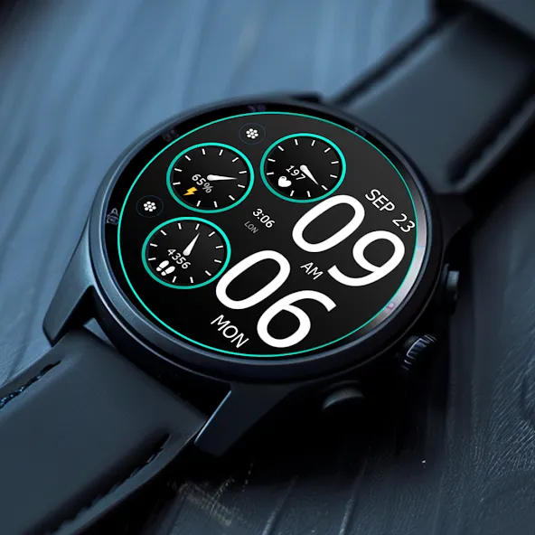 Key WF45 Digital Watch Face screenshot 3