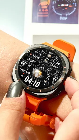 N-SPORT753 Digital Watch Face screenshot 1