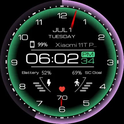 Futuristic Watch Face screenshot 11