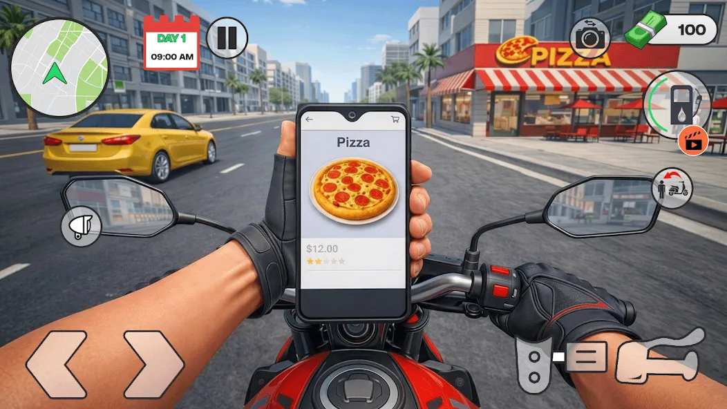 Delivery Boy:Bike Wheelie Game screenshot 5