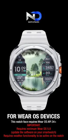 Weather Watchface — NDW076 screenshot 4