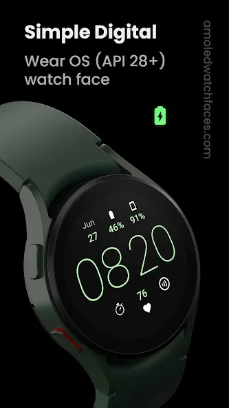 Simple Digital Watch Face screenshot 1