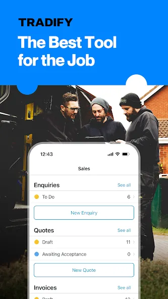 Tradify - Easy Job Management screenshot 1
