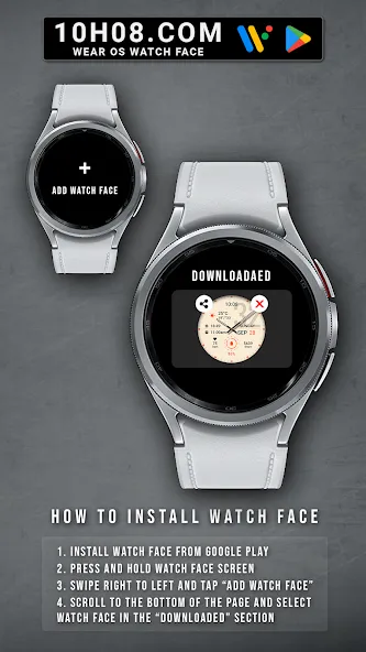 Watch face 10h08.com #75 screenshot 8