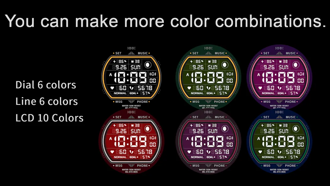 HMKWatch Digital 163 Invert screenshot 4