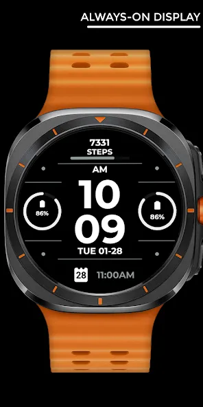 Night 81 - watch face screenshot 3