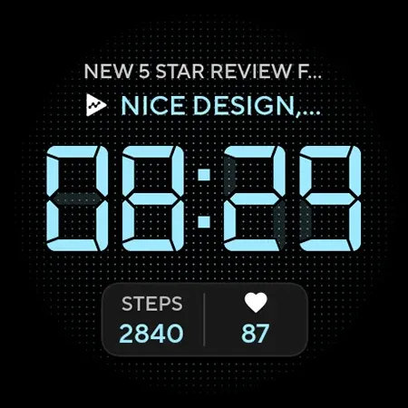 Digital 1 Watch face screenshot 9