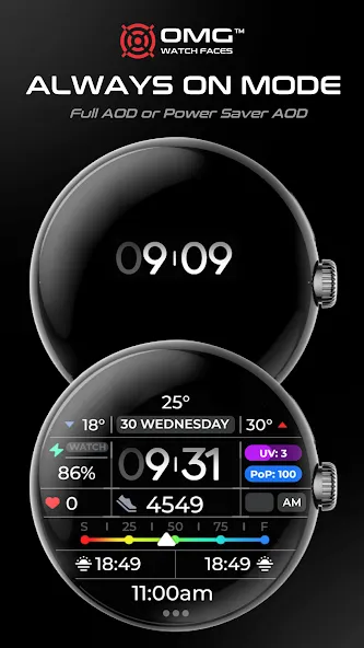 Weather Watch Face - OMG 368 screenshot 6