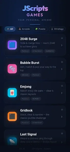 JScripts Games screenshot 1