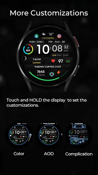 TVV Sport 4 Digital Watch Face screenshot 5