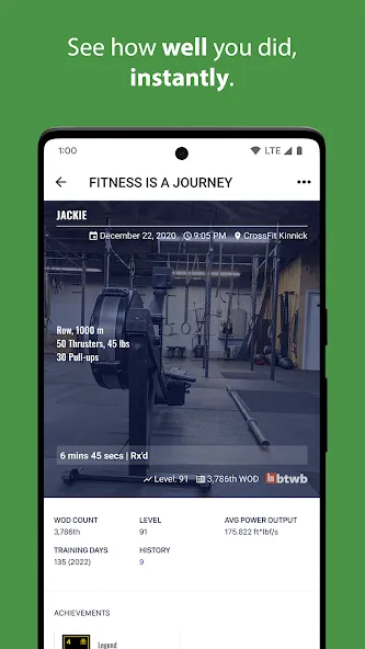 btwb: WOD Tracking screenshot 2