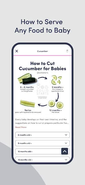 Solid Starts: Baby Food App screenshot 3