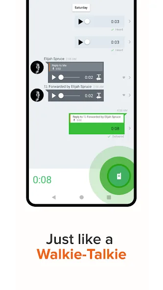 Voxer Talkie-Walkie PTT screenshot 2