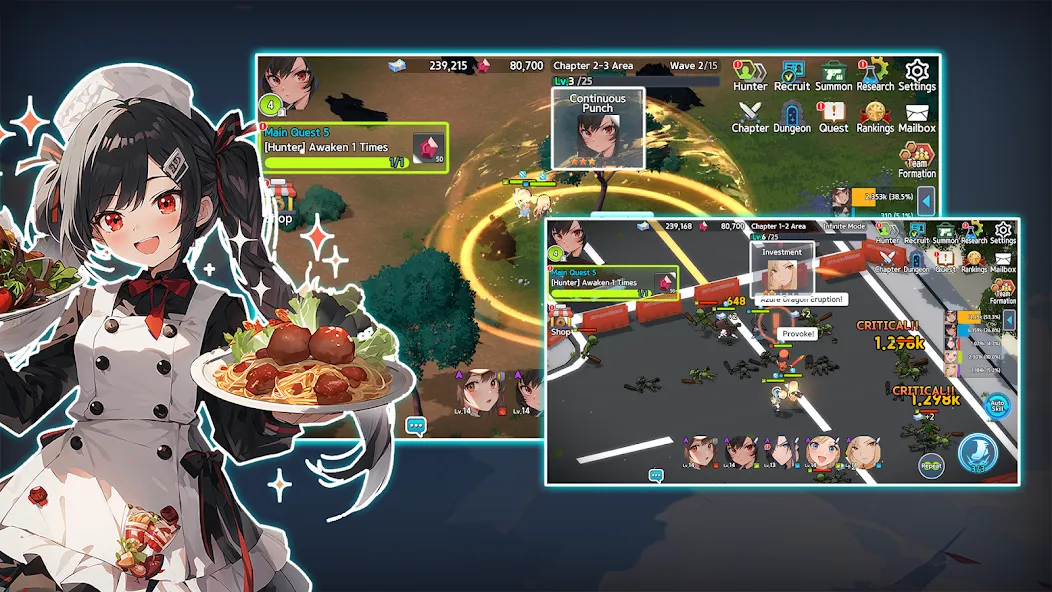 3D Idle RPG: Hunter Party screenshot 5