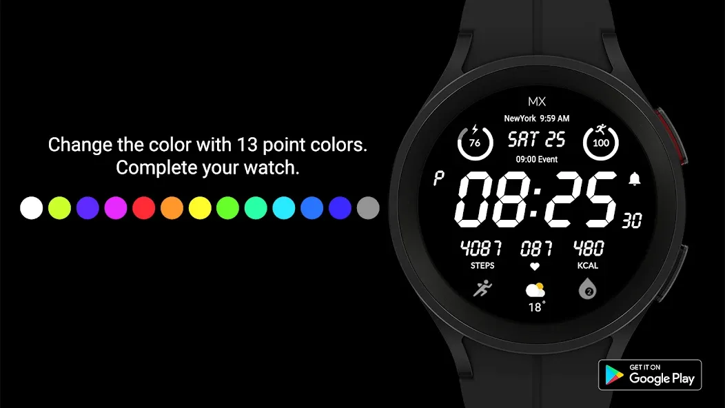 MIMIX Activy Zero Watchface screenshot 4