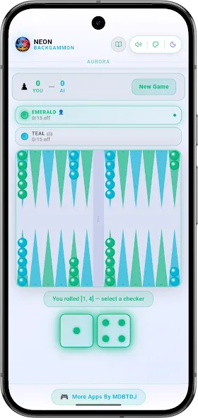 Neon Backgammon Master Offline screenshot 7