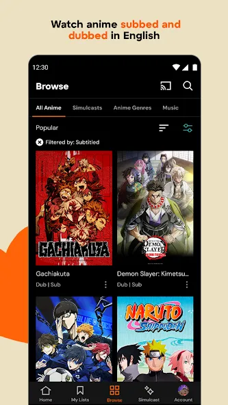 Crunchyroll: Anime Streaming screenshot 4