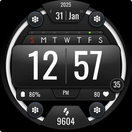 MJ166 Clean Digital Watch screenshot 22