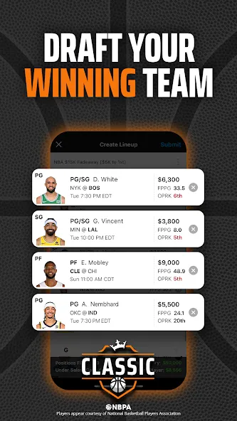 DraftKings Fantasy Sports screenshot 3