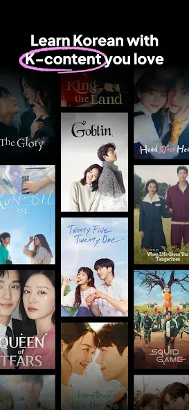 Ganada:Learn Korean via Kdrama screenshot 1