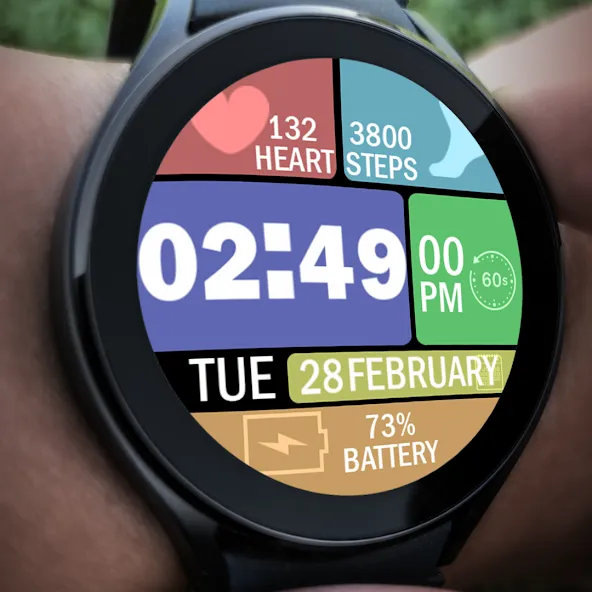 Key021 Digital Watch Face screenshot 6