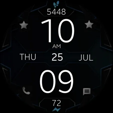Dream 57 Futuristic Watch Face screenshot 11