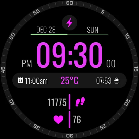 Electronic Time Watch Face screenshot 8