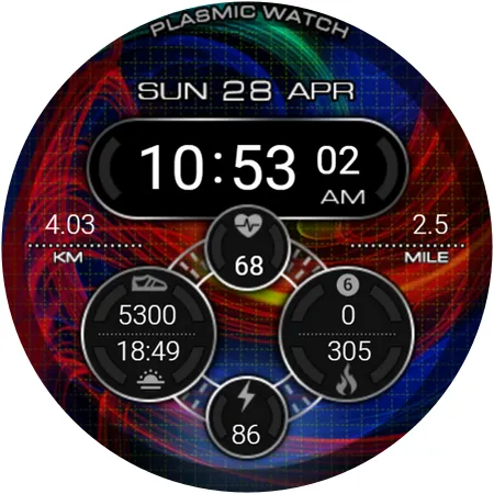 Plasmic Watch Face screenshot 11